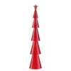Mica Decorations Decoratie Kerstboom - L18 x B9 x H91 cm - IJzer - Rood