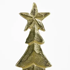 Mica Decorations Decoratie Kerstboom - L18 x B7 x H32 cm - Champagne