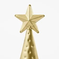 Mica Decorations Decoratie Kerstboom - L15 x B8 x H68 cm - IJzer - Goud