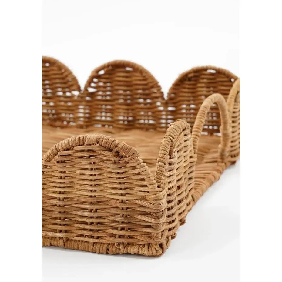 Mica Decorations Eleta Dienblad - Set van 2 - L50 x B35 x H8 cm