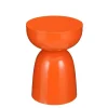 Mica Decorations Elliot Bijzettafel - H45 x Ø32 cm - IJzer - Oranje