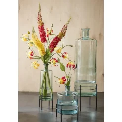 Mica Decorations Guan Glazen Fles - H40 x Ø15 cm - Transparant