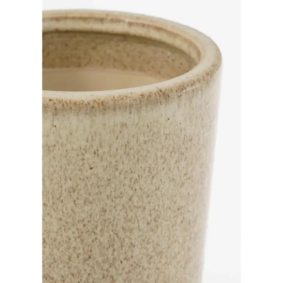 Mica Decorations Holm Vaas - H52 x Ø34 cm - Keramiek - Crème