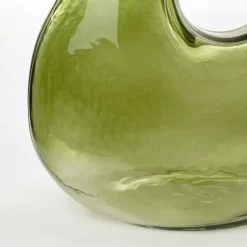 Mica Decorations Jay Vaas - L18,5 x B10,5 x H25 cm - Glas - Lichtgroen