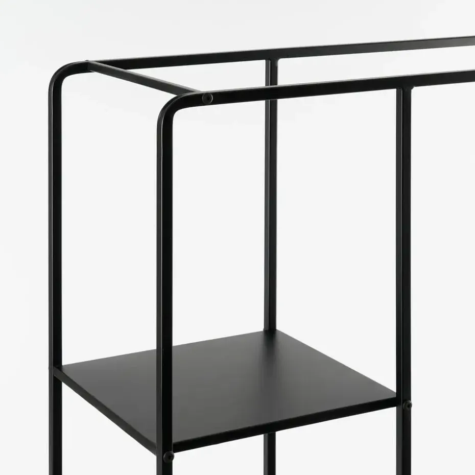 Mica Decorations Jules Open kast - L76 x B30 x H178 cm - Zwart