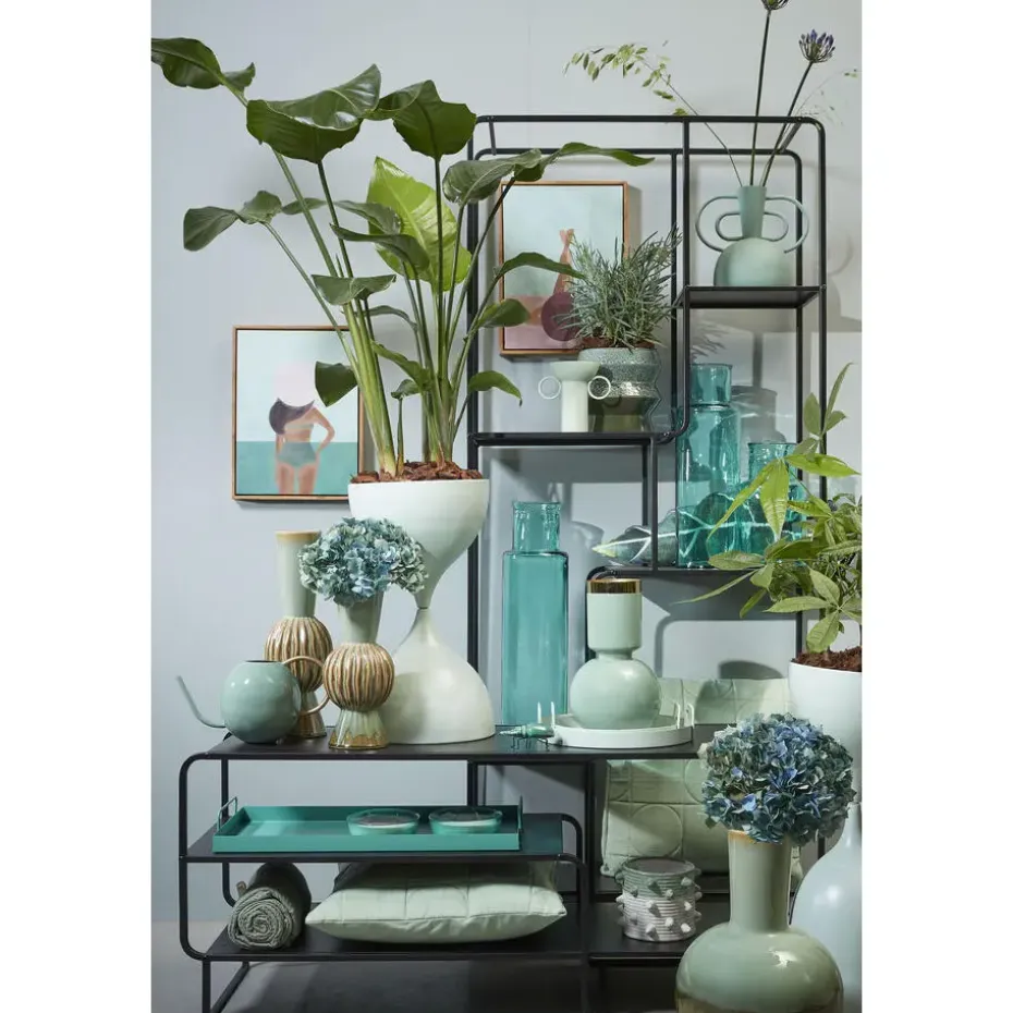Mica Decorations Jules Open kast - L76 x B30 x H178 cm - Zwart