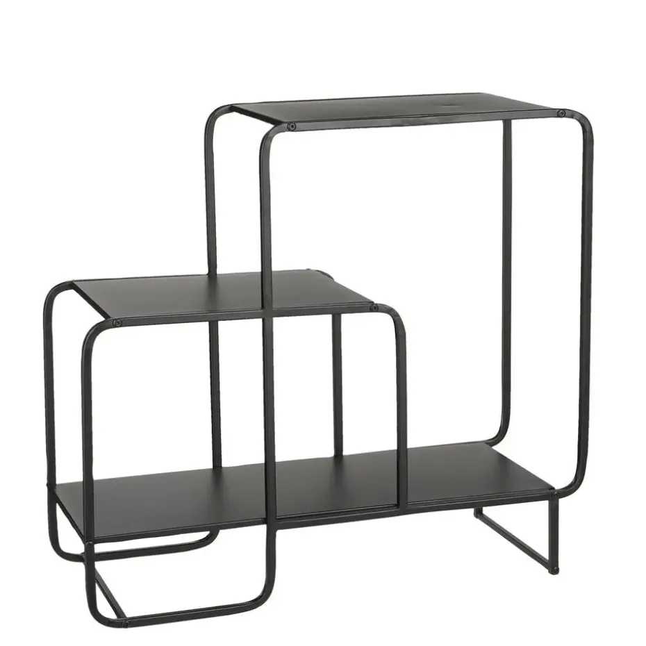 Mica Decorations Jules Wandkast - L70 x B30 x H76 cm - Metaal - Zwart