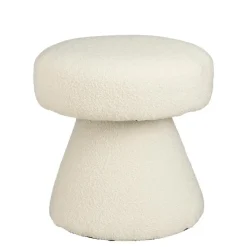 Mica Decorations Poef - H46 x Ø49 cm - Off White