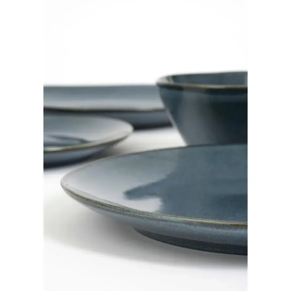 Mica Decorations Racco Serviesset 4 Persoons - Steengoed - Donkergrijs