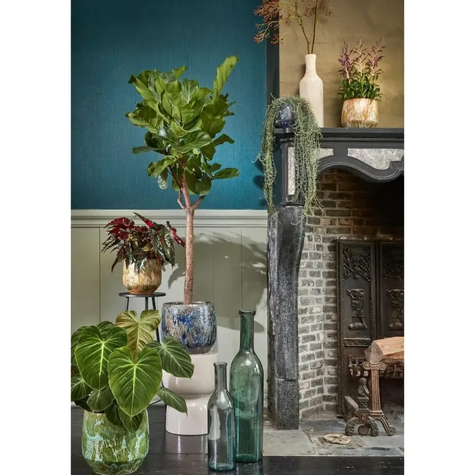 Mica Decorations Stage Bijzettafel - H45 x Ø35 cm - Cement - Beige