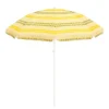 Mica Decorations Strandparasol - H180 x Ø160 cm - Geel