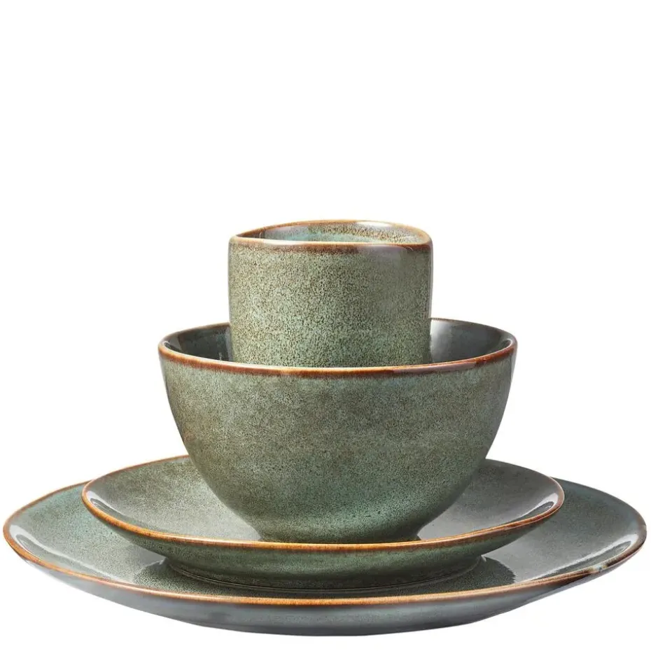 Mica Decorations Tabo Serviesset 4 persoons Keramiek Groen