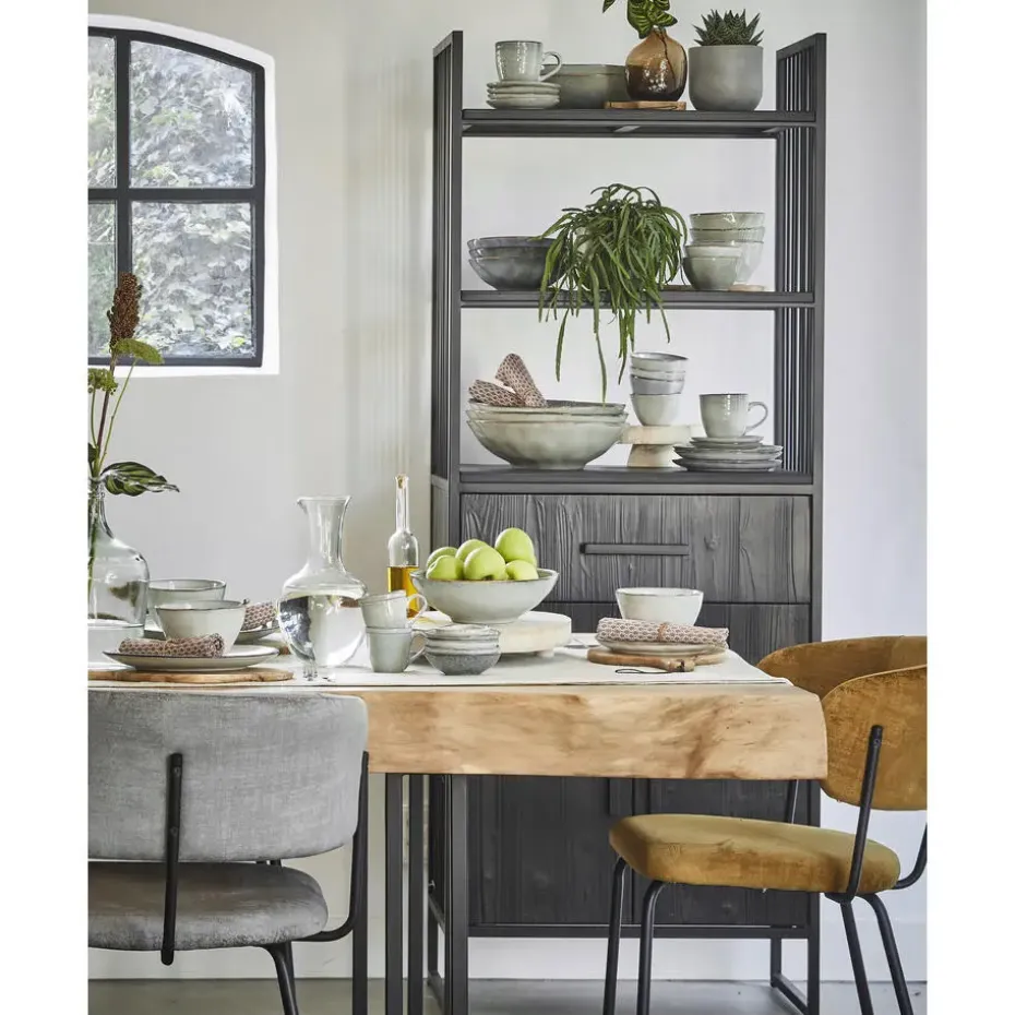 Mica Decorations Tabo Serviesset 4 persoons Keramiek Grijs