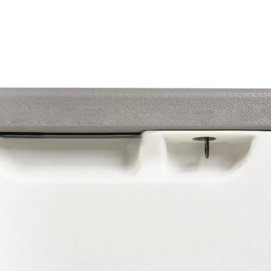 MILIES - Kussenbox - Wit - 116 x 60 cm - Synthetisch materiaal