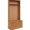 Mille - Garderobe met 1 klepdeur in grenen
