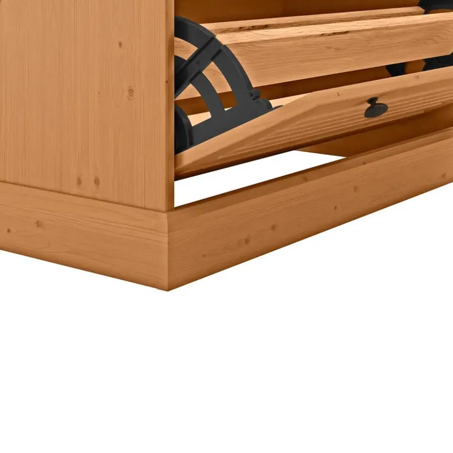 Mille - Garderobe met 1 klepdeur in grenen
