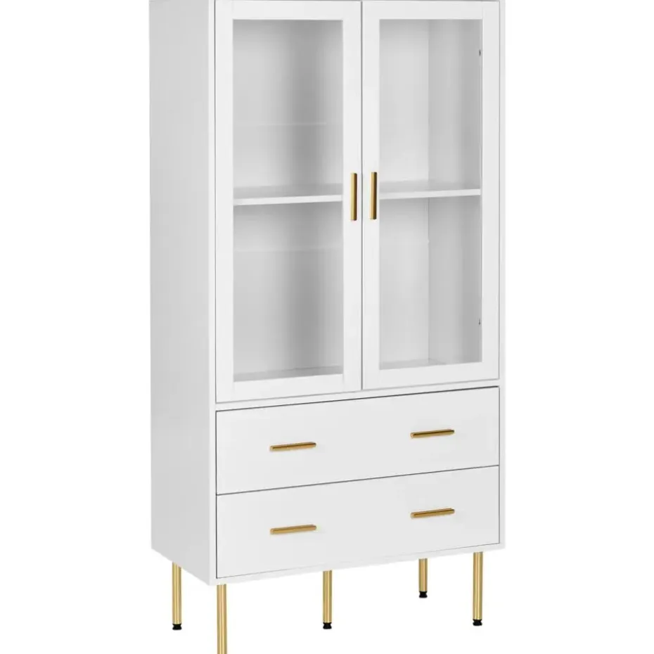 MILORA - Buffetkast - Wit - MDF