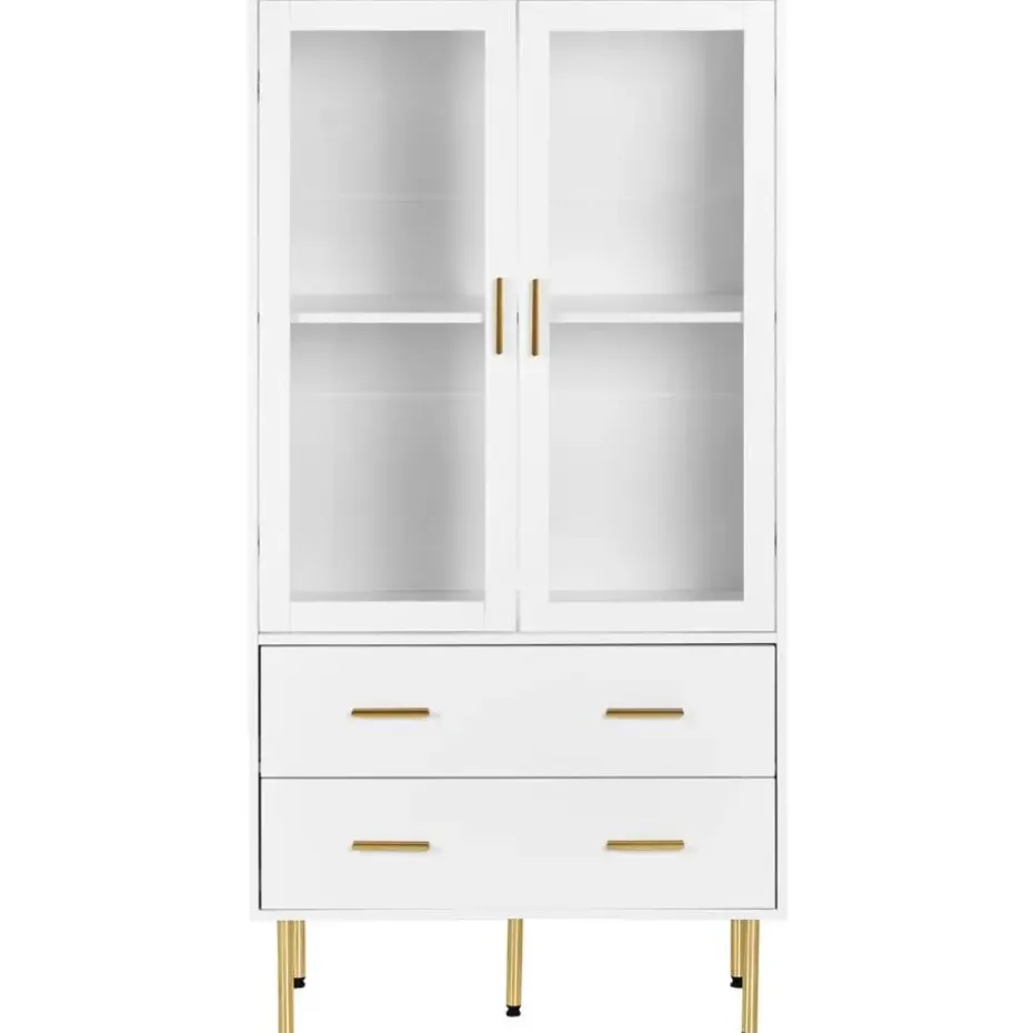 MILORA - Buffetkast - Wit - MDF