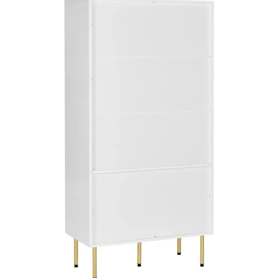 MILORA - Buffetkast - Wit - MDF