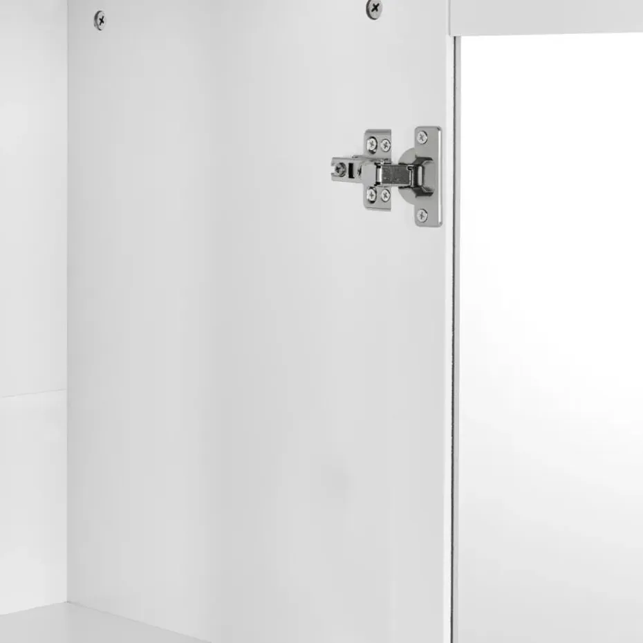 MILORA - Buffetkast - Wit - MDF