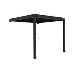 Mirador Classic overkapping muur 300 x 300 cm antraciet