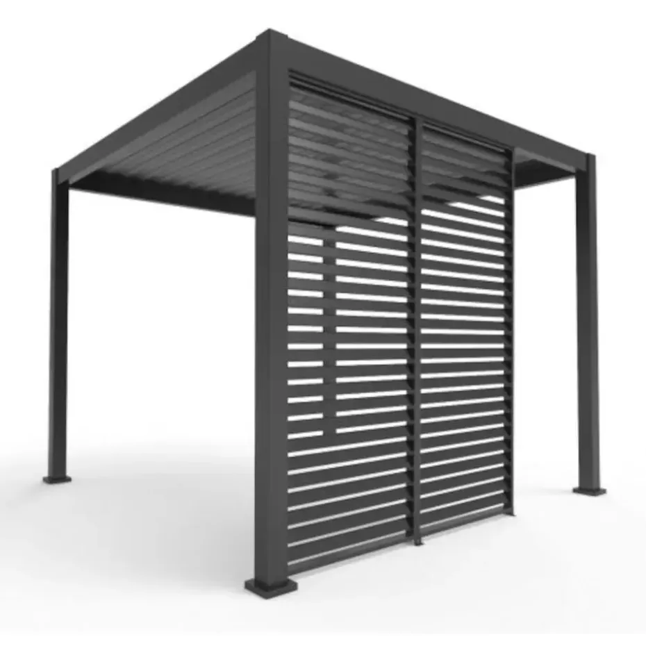 Mirador Louvre shutter paneel (voor 3M kant) antraciet 1 stuk