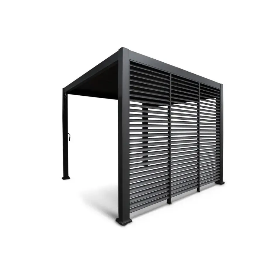 Mirador Louvre shutter paneel (voor 3M kant) antraciet 1 stuk