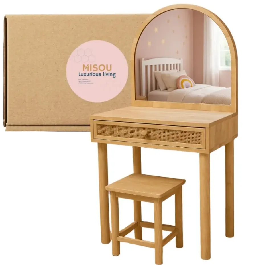 MISOU Make up tafel - Bruin