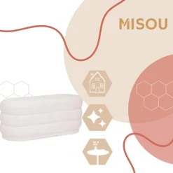 MISOU Poef Teddy - Wit
