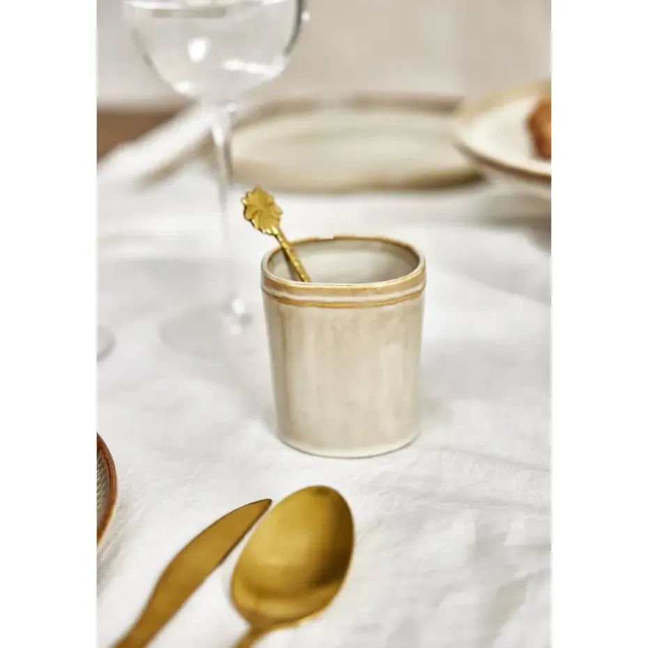 Mok Anna - beige - stoneware - 200 ml