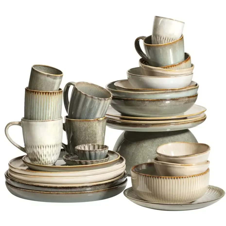 Mok Bodhi met oor - beige - stoneware - Ø9 cm