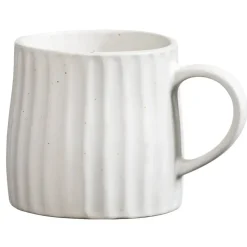 Mok met oor Mila - crème - stoneware - 340 ml