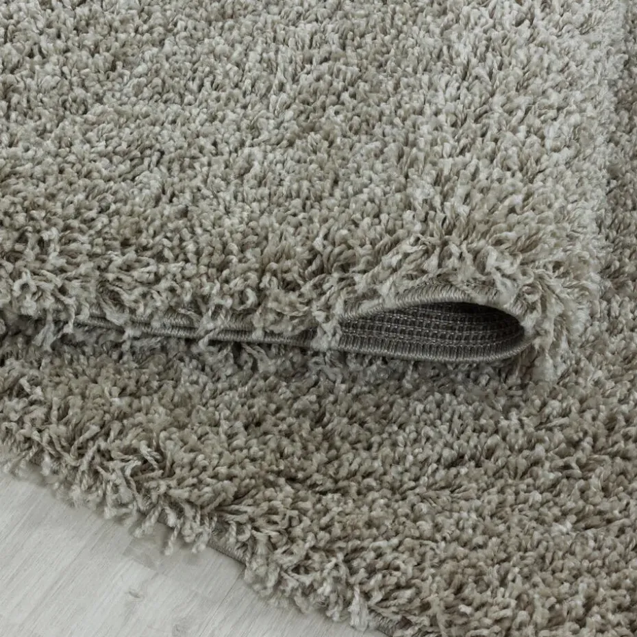 Monaco Soft Shaggy Hoogpolig Vloerkleed Beige - 300x400 CM