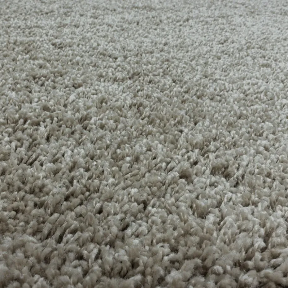 Monaco Soft Shaggy Hoogpolig Vloerkleed Beige - 300x400 CM