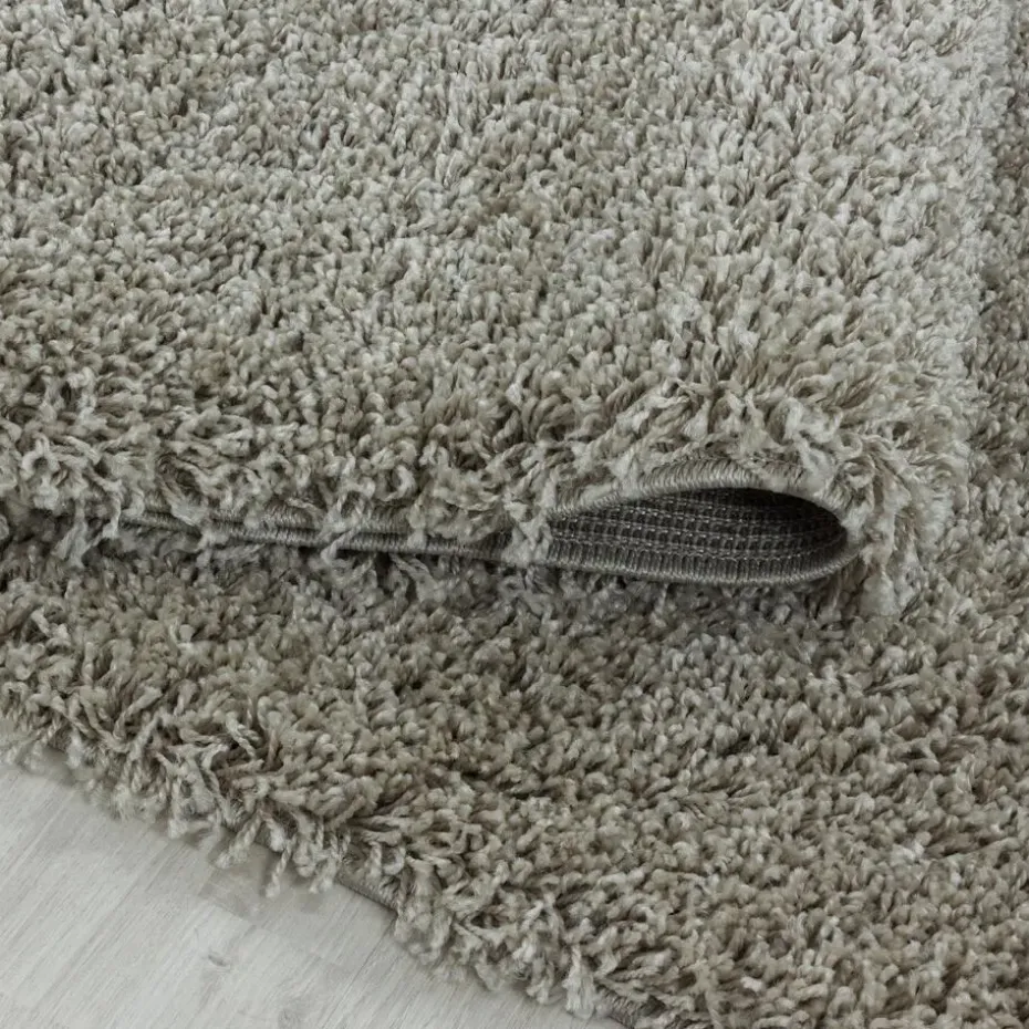 Monaco Soft Shaggy Hoogpolig Vloerkleed Beige - 140x200 CM
