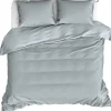 Moodit Dekbedovertrek Basil Stone Blue - Tweepersoons - 200 x 220 cm - Katoen