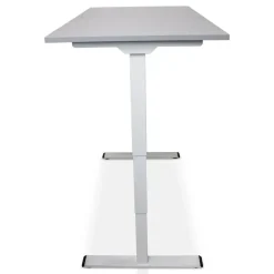 MRC COMFORT elektrisch ARBO zit-sta bureau - 180x80cm - wit - grijs