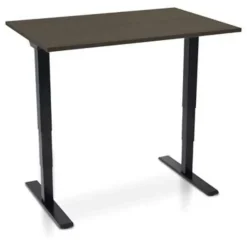 MRC COMFORT elektrisch zit sta bureau - 120x80 - bruin eiken