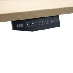 MRC COMFORT elektrisch zit sta bureau - 120x80 - midden eiken