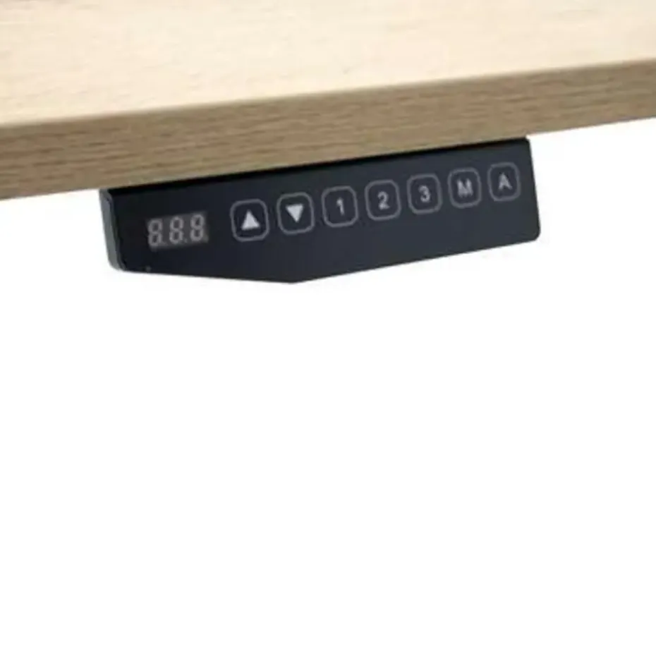 MRC COMFORT elektrisch zit sta bureau - 120x80 - midden eiken