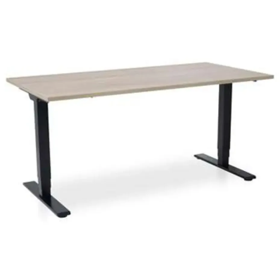 MRC COMFORT elektrisch zit sta bureau - 160x80 - midden eiken