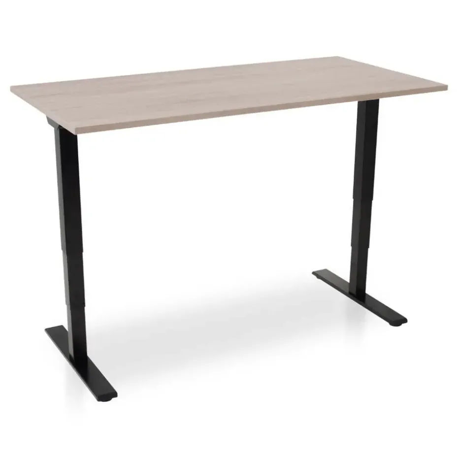 MRC COMFORT elektrisch zit sta bureau - 180x80 - midden eiken