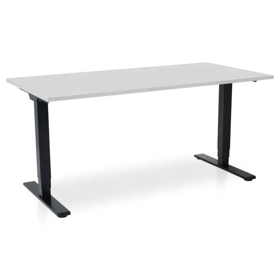 MRC COMFORT elektrisch zit sta bureau - 180x80 - grijs