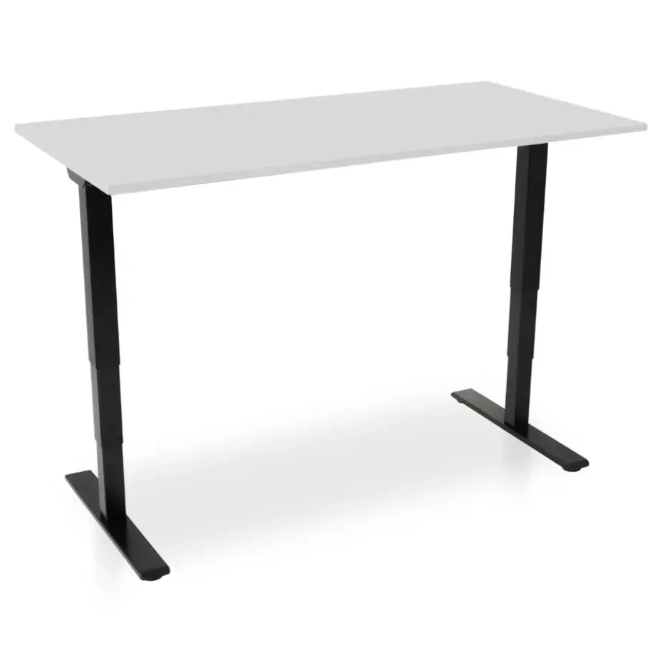 MRC COMFORT elektrisch zit sta bureau - 180x80 - grijs