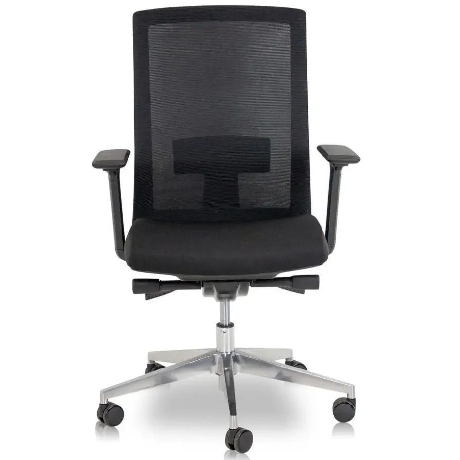 MRC COMFORT Set - Zit-sta bureau + stoel - 140x80 - midden eiken