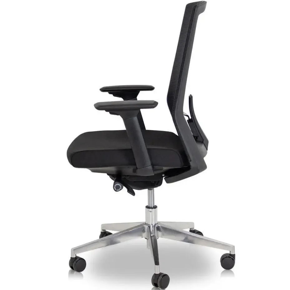 MRC COMFORT Set - Zit-sta bureau + stoel - 140x80 - midden eiken