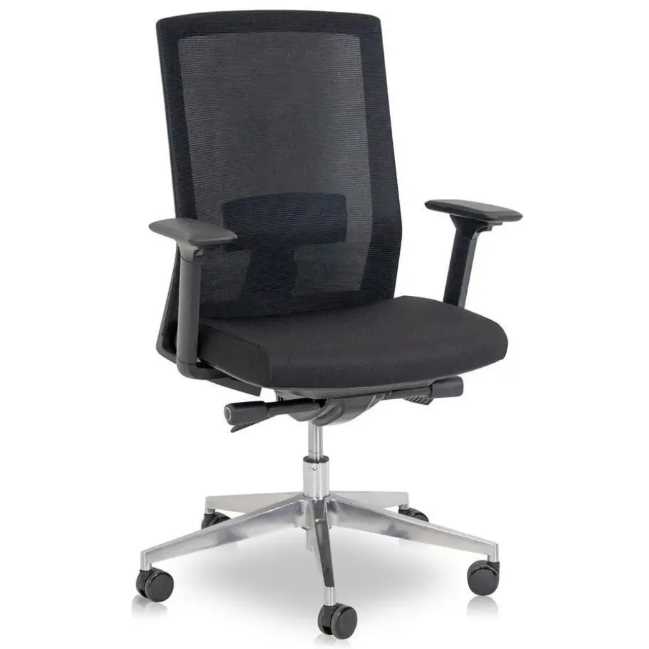 MRC COMFORT Set - Zit-sta bureau + stoel - 120x80 - robuust eiken
