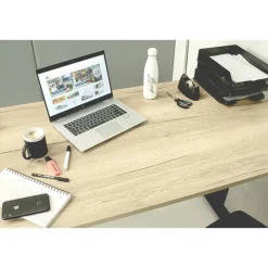 MRC EASY elektrisch ARBO zit-sta bureau - 120x80 cm - robuust eiken