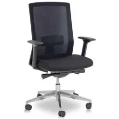 MRC EASY Set - Zit-sta bureau + bureaustoel - 160x80 - robuust eiken