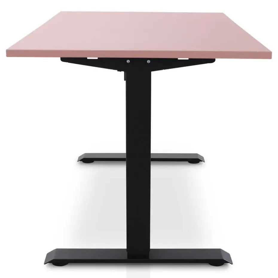 MRC EASY Zit-Sta Bureau – Elektrisch Verstelbaar – 120x80 cm – Blad Dusty Rose